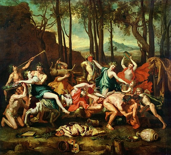 The Triumph of Pan a (after) Nicolas Poussin