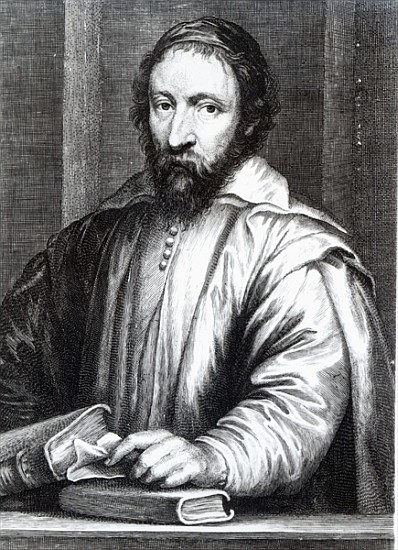 Nicolas Claude Fabri de Peiresc; engraved by Martin van den Enden a (after) Sir Anthony van Dyck
