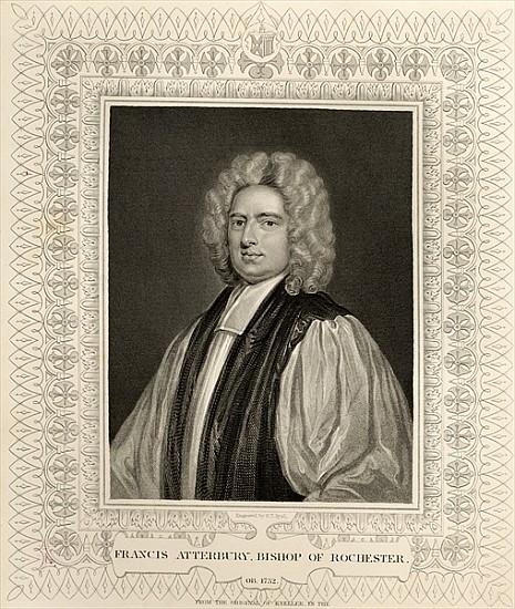 Francis Atterbury, Bishop of Rochester a (after) Sir Godfrey Kneller