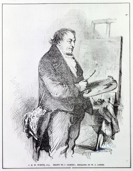 Joseph Mallord William Turner; engraved by W.J. Linton, c.1837 a (after) Sir John Gilbert