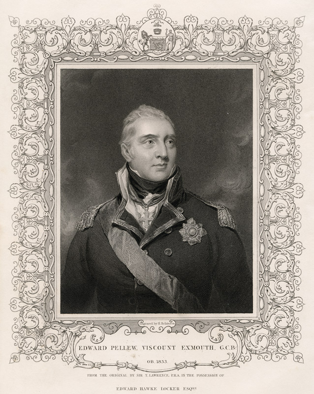 Admiral Sir Edward Pellew, c.1810 a (after) Sir Thomas Lawrence