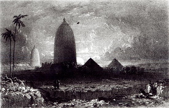 Jagannath Temple; engraved A. Picken a (after) Thomas Bacon
