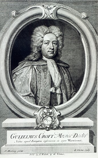 William Croft; engraved by George Vertue a (after) Thomas Murray