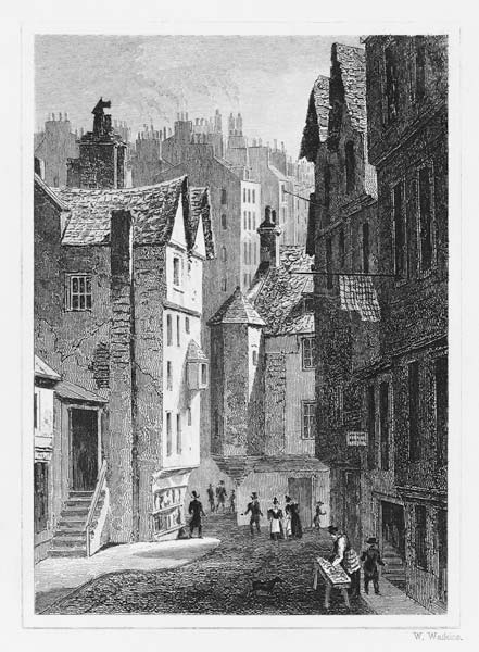 High School, Wynd, Edinburgh ; engraved by William Watkins a (after) Thomas Hosmer Shepherd