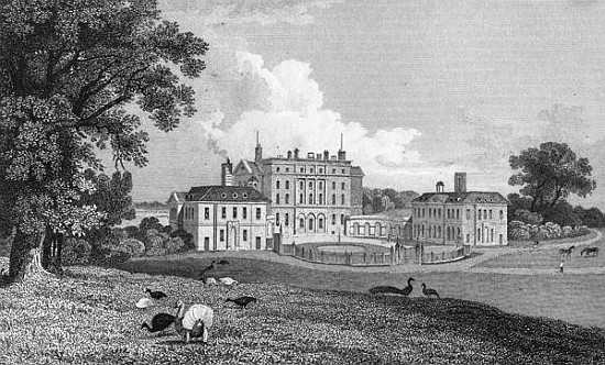 View of Chevening Place; engraved by S. Lacy a (after) Thomas Mann Baynes