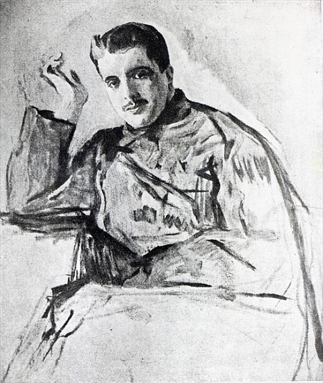 Serge Diaghilev a (after) Valentin Aleksandrovich Serov
