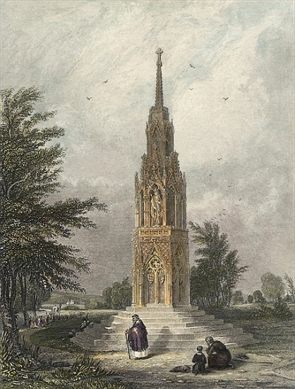 Waltham Cross, c.1820 a (after) W.B Clarke