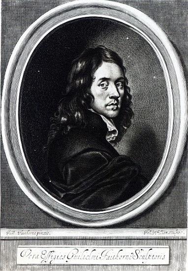 Self-portrait; engraved by John Fillian, c.1658-70 a (after) William Faithorne