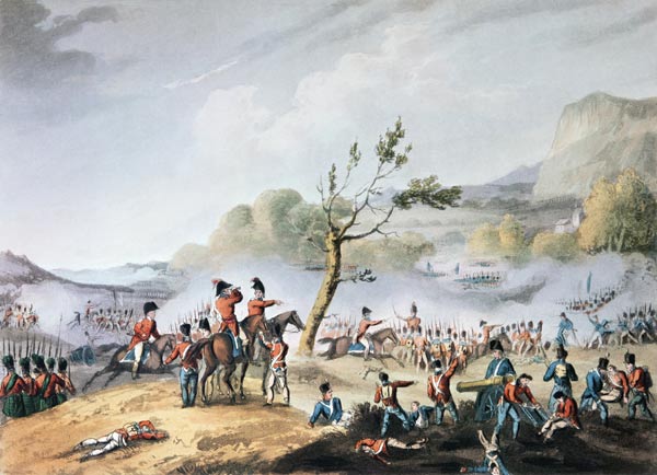 Battle of Maida, July 4th, 1806; engraved by Thomas Sutherland (b.c.1785)(see also 225164) a (after) William Heath