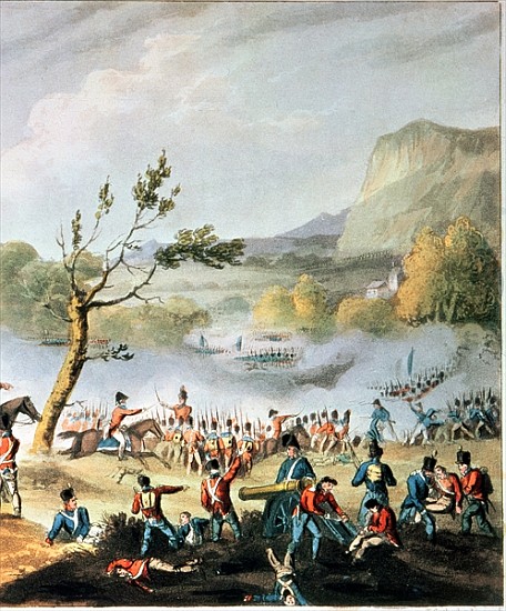 Battle of Maida, July 4th, 1806; engraved by Thomas Sutherland (b.c.1785)(detail of 70293) a (after) William Heath