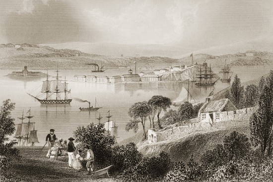 The Cove of Cork (now Cobh), County Cork, Ireland, from ''Scenery and Antiquities of Ireland'' a (after) William Henry Bartlett