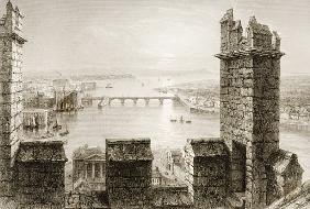 The River Shannon and Limerick from the Cathedral Tower, County Limerick, from ''Scenery and Antiqui