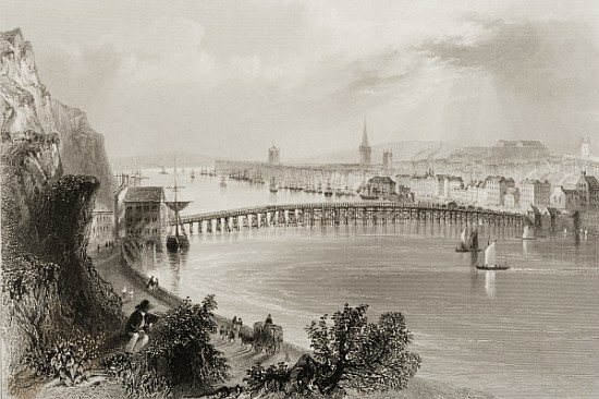 Waterford, Ireland, from ''Scenery and Antiquities of Ireland'' a (after) William Henry Bartlett