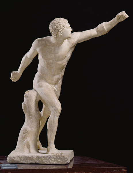The Borghese Gladiator a Agasias