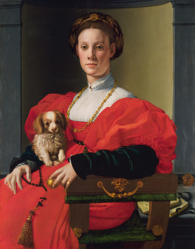 Portrait of a distinguished lady a Agnolo Bronzino