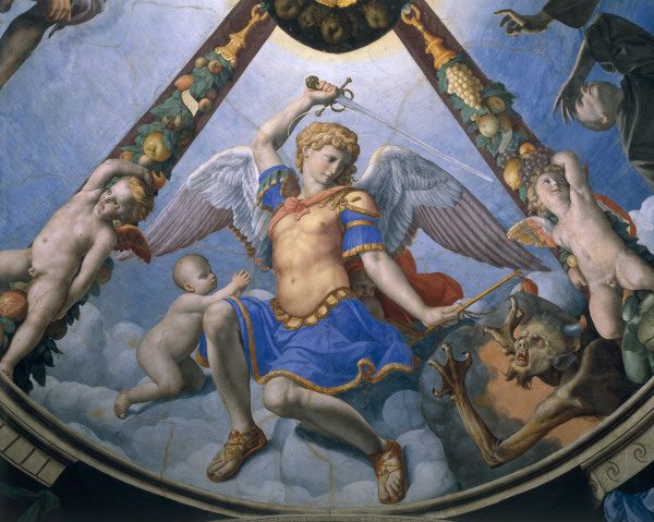 A.Bronzino, Archangel Michael a Agnolo Bronzino