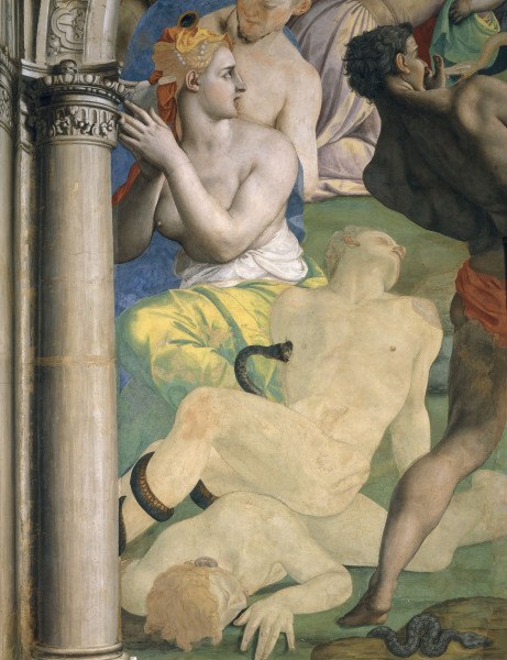 A.Bronzino, Brass Serpent, section a Agnolo Bronzino