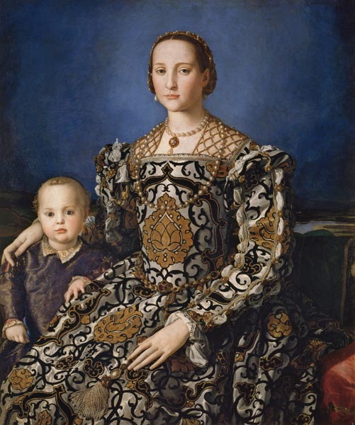 Eleonora of Toledo with her son Giovanni a Agnolo Bronzino