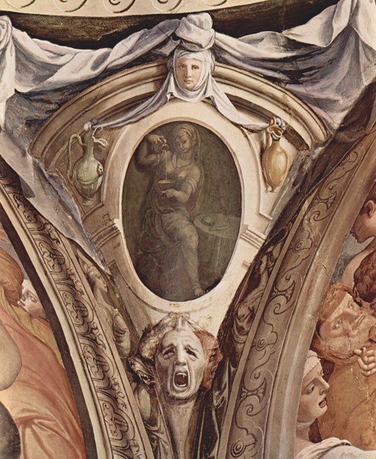 Allegories Of The Cardinal Virtues. Frescoes In The Chapel Of Eleonora Da Toledo a Agnolo Bronzino