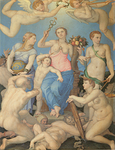 Allegorie des Glücks. a Agnolo Bronzino
