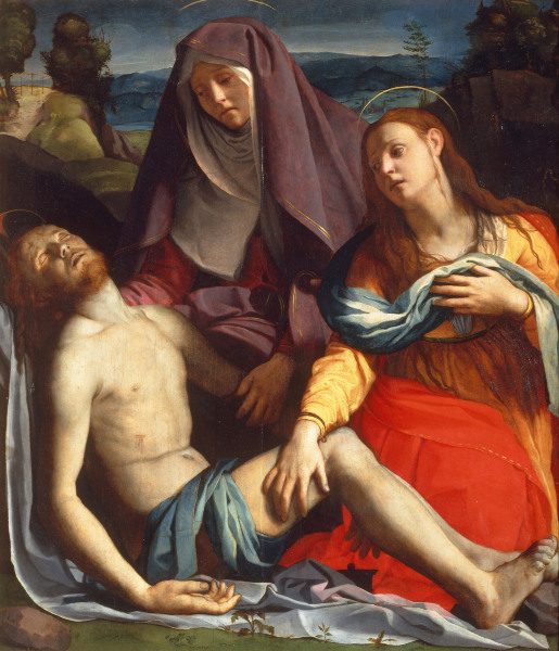 Dead Christ & Mary / Bronzino / c.1530 a Agnolo Bronzino
