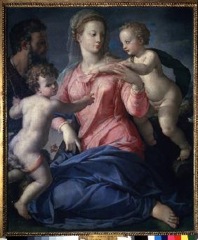 The Holy Family with the young John the Baptist