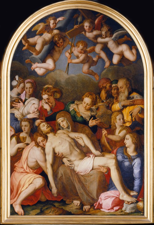 The Descent from the Cross a Agnolo Bronzino