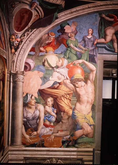The Fall of Manna, from the Capella di Eleonora a Agnolo Bronzino