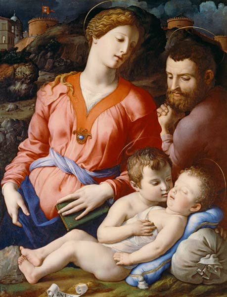Holy Family & John / Bronzino / 1530 a Agnolo Bronzino