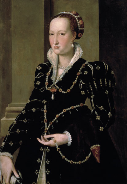Portrait of Laudomia de Medici a Agnolo Bronzino