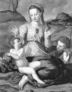 Madonna and Child with Saint John