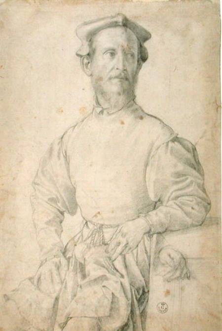 Portrait of Jacopo Pontormo (1497-1557) a Agnolo Bronzino