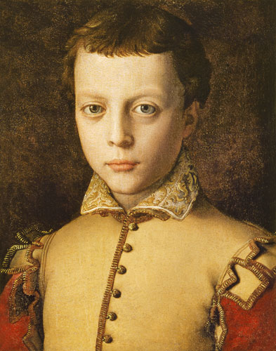 Portrait of Ferdinando de' Medici (1549-1609) (Ferdinand I, Grand Duke of Tuscany) a Agnolo Bronzino
