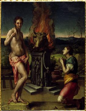 A.Bronzino / Pygmalion & Galatea / 1530