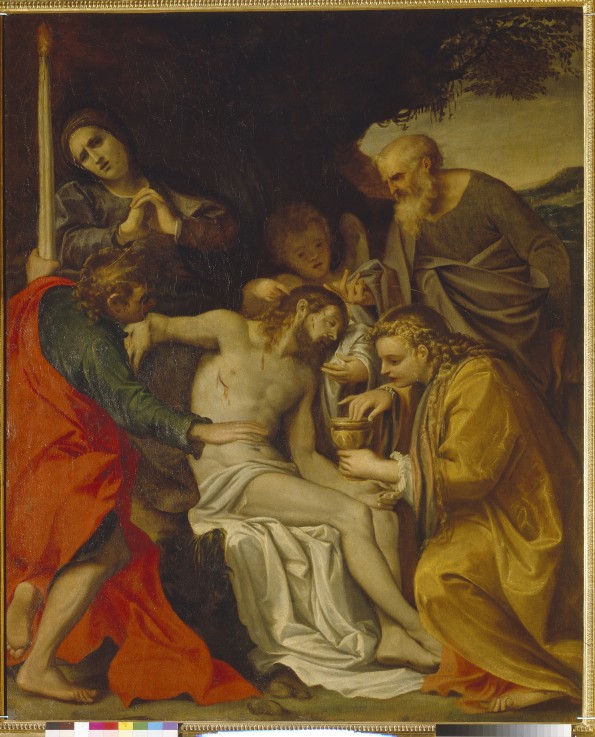 The Lamentation over Christ a Agostino Carracci