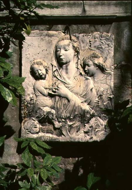 Madonna and Child, gesso cast from the altarpiece a Agostino  di Duccio