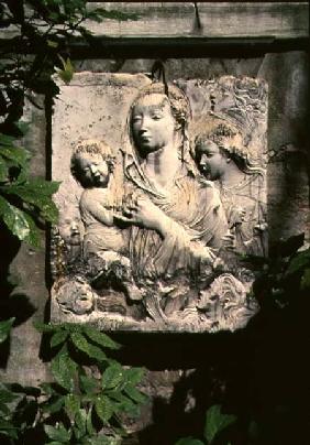 Madonna and Child, gesso cast from the altarpiece