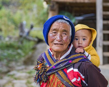 Grandma and grandson