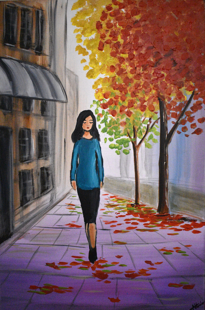 Autumn City Walk a Aisha Haider