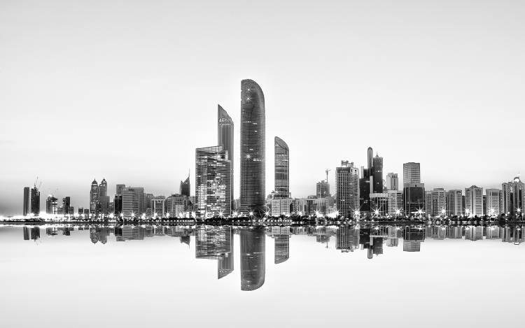 Abu Dhabi Urban Reflection a Akhter Hasan