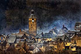 Mountain village in France