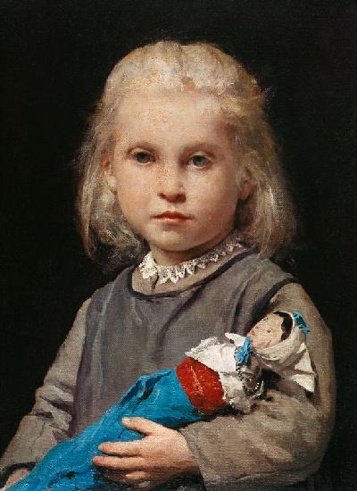 Girl with doll