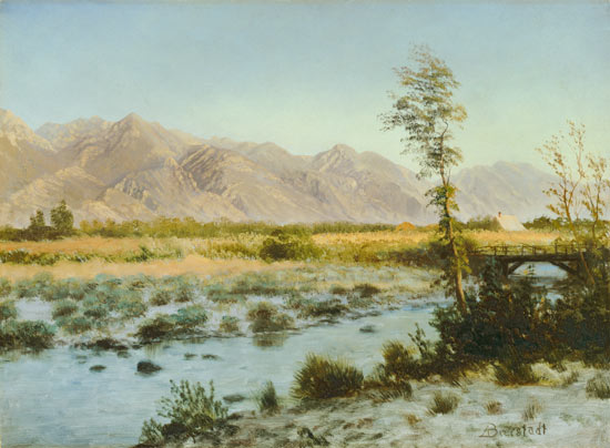Prairie Landscape a Albert Bierstadt