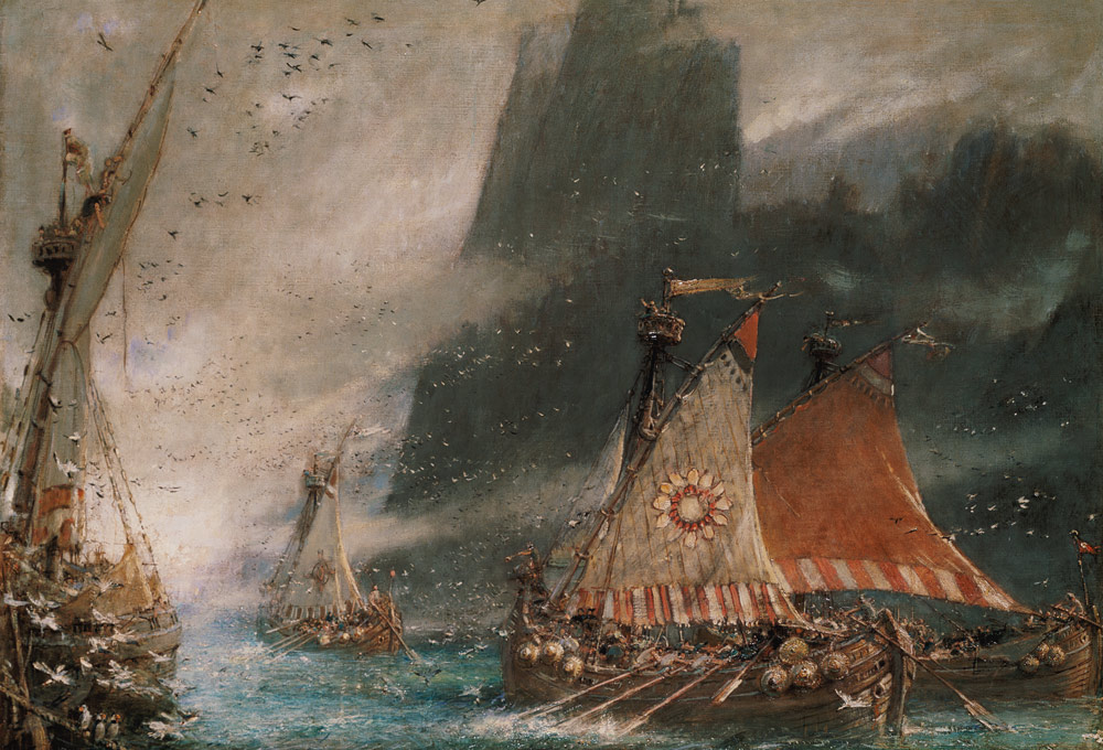 The Viking Sea Raiders a Albert Goodwin