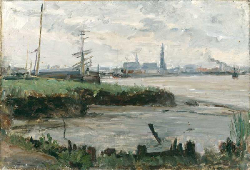 Antwerpener Hafenlandschaft a Albert Gottschalk