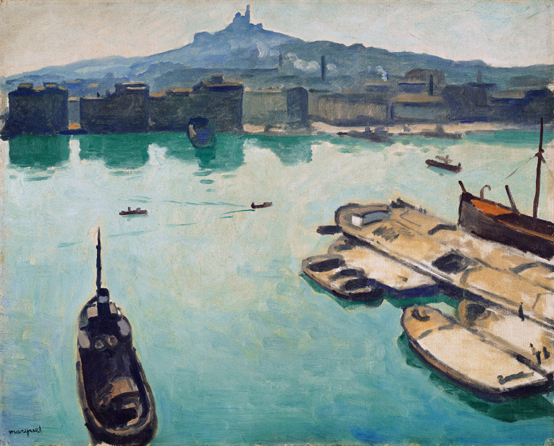 Hafen von Marseilles a Albert Marquet