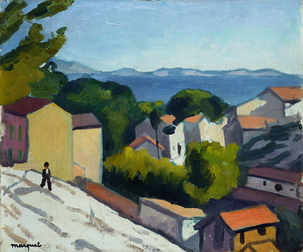 Straße nach L'Estaque (La Route de L'Estaque) a Albert Marquet