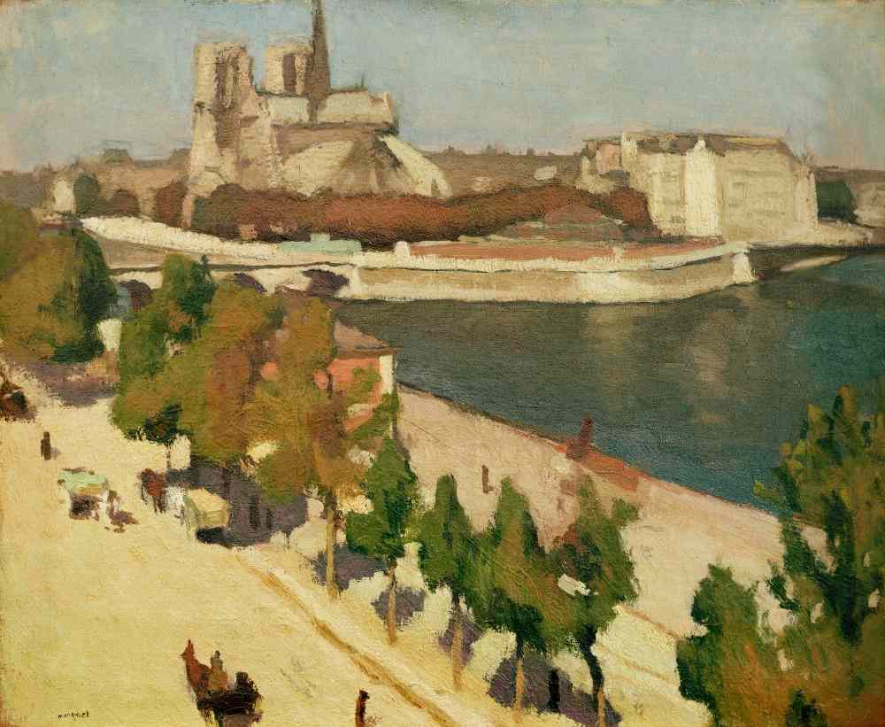 The Apse of Notre-Dame, Paris a Albert Marquet