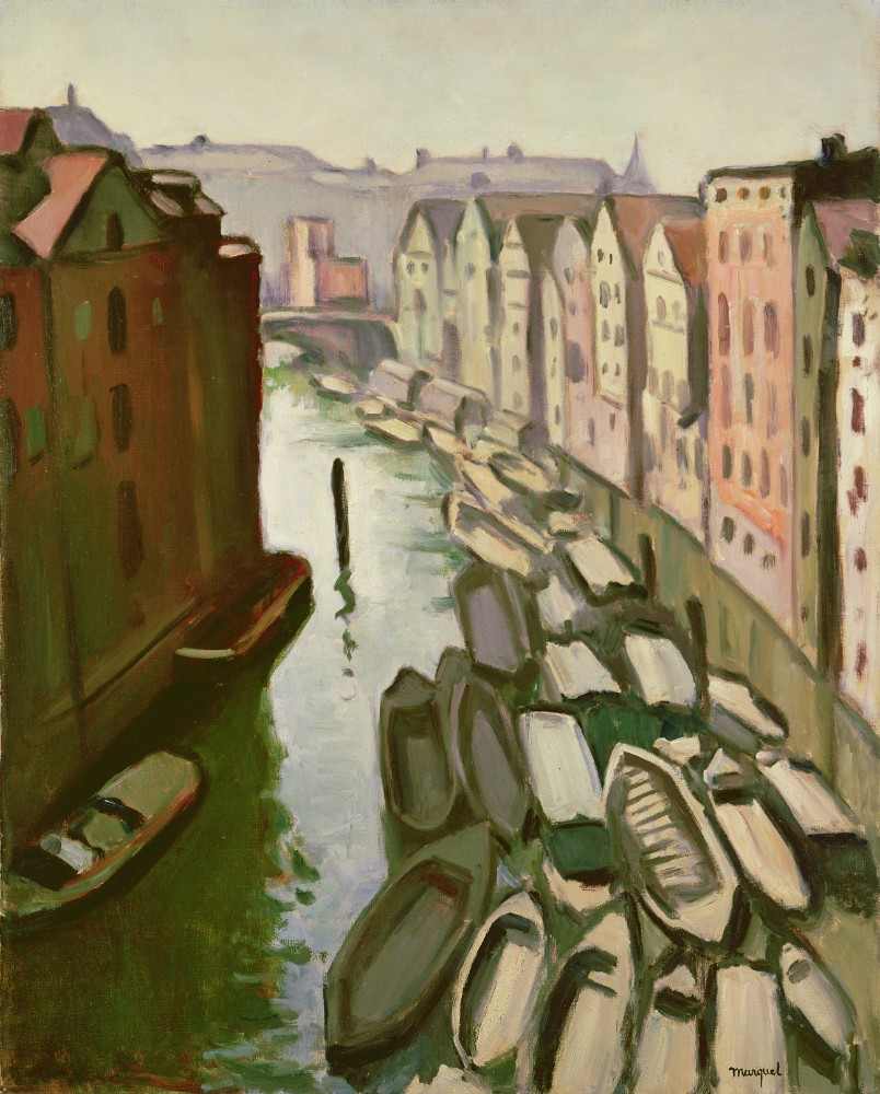 The Docks at Hamburg a Albert Marquet