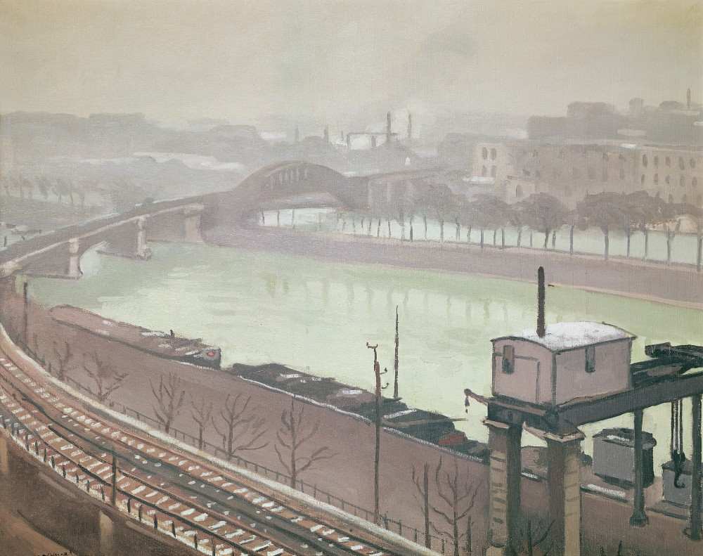 The River Seine at Grenelle a Albert Marquet